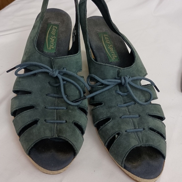2/$30 Easy Spirit Women's Green Slingback Sandals Sz8(#13) - Picture 1 of 8